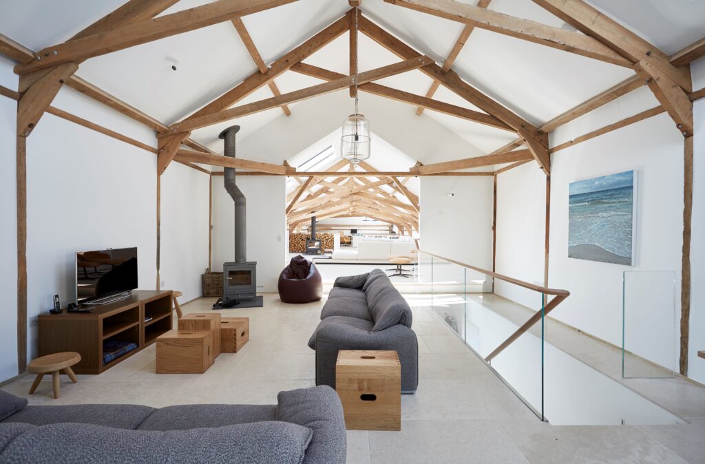 Barn conversions -Buckland Barn interior
